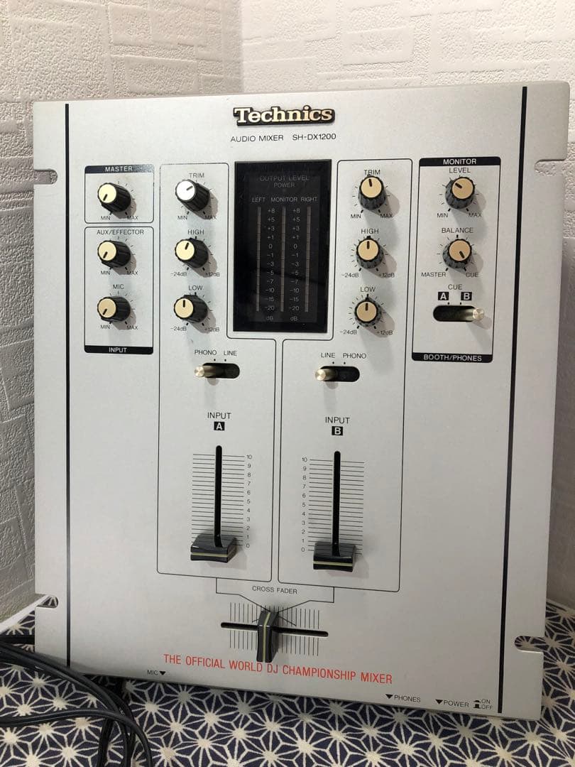Technics テクニクス SH-DX1200 DJミキサー 縦横予備フェーダー付き