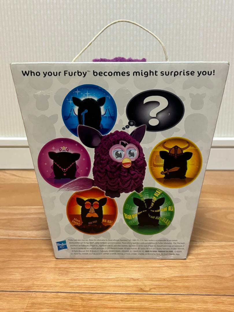 ハズブロ タカラトミー ファービー フレッシュグレープ 英語版 動作確認済み