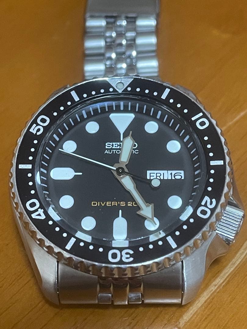 k*1様 希少⭐️【美品】セイコーブラックボーイ 7s26-0020 ダイバーズ