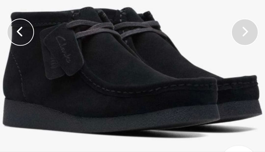 新品Clarks クラークス ワラビー エヴォブーツ スエード ブラック