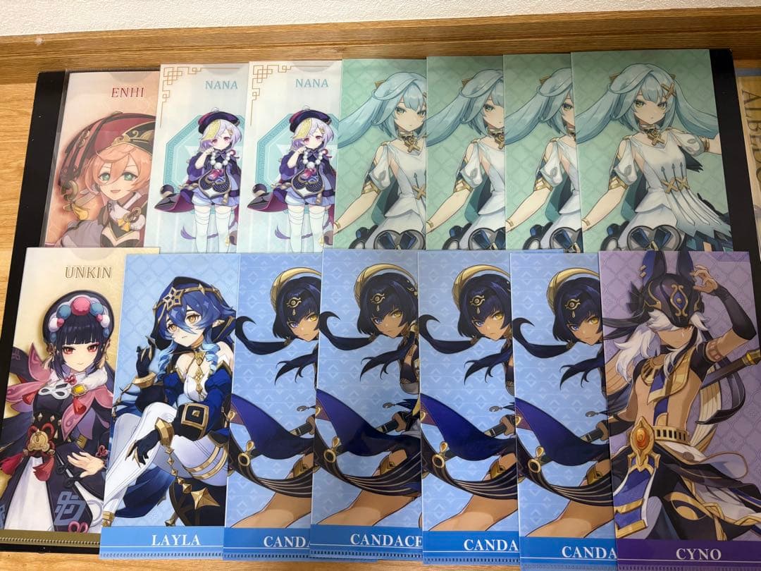 原神 GIGO チケットファイル 14枚 煙緋 七七 ファルザン 雲菫 セノ