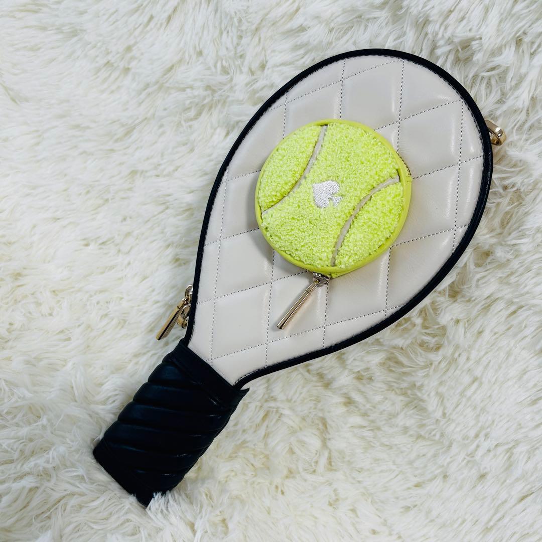 kate spade グランドスラム 3D ミニ テニス ラケット クロスボディ