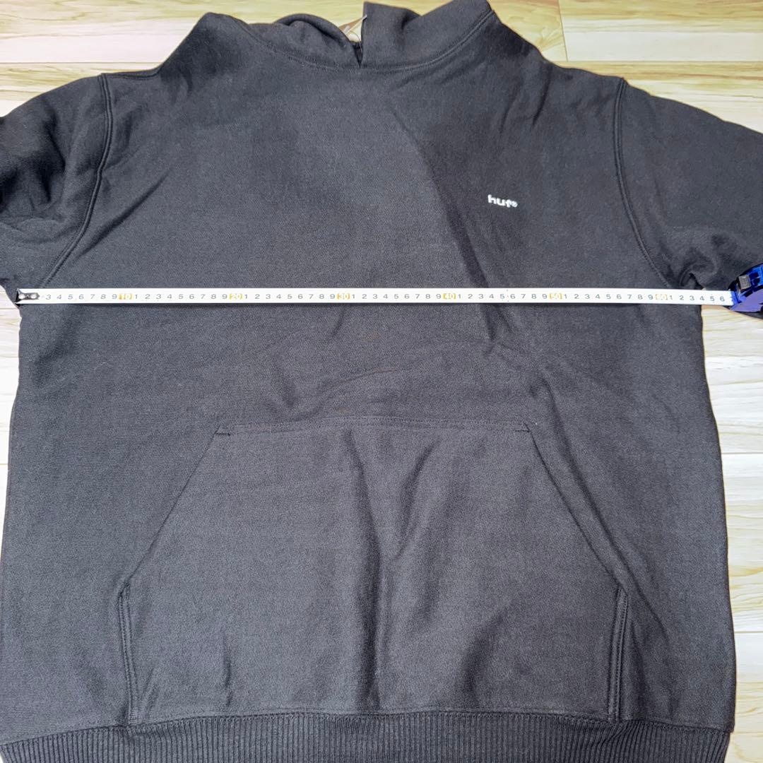 HUF ブラック フード付きパーカー