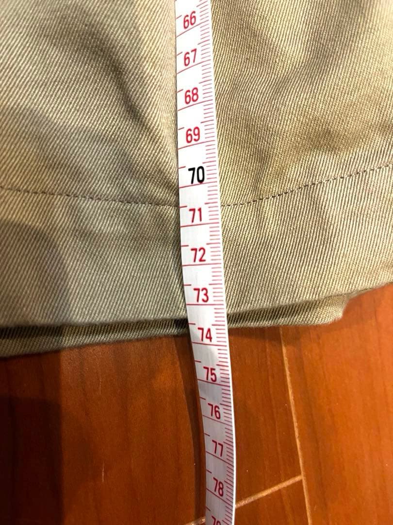 美品★コムデギャルソン　コムデギャルソン★綿チノスカート　カーキ