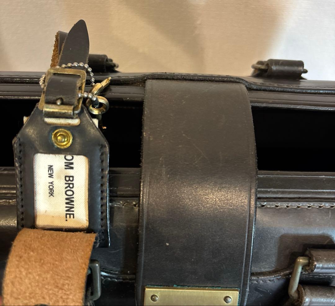 THOM BROWNE. NEWYORK ドクターズバッグ ブライダルレザー