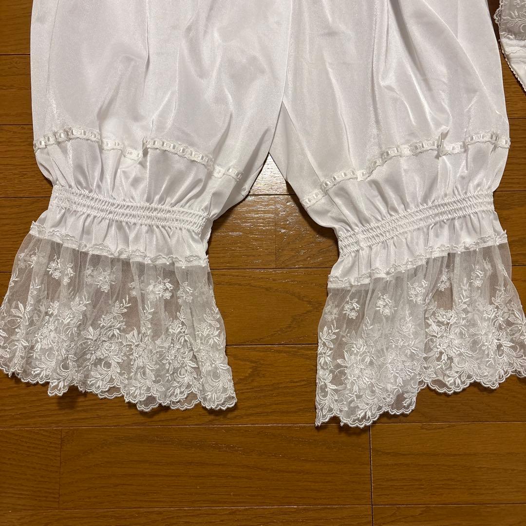 ブライダルインナー　ウェディング　ホワイト　セモア　3点セット　E70