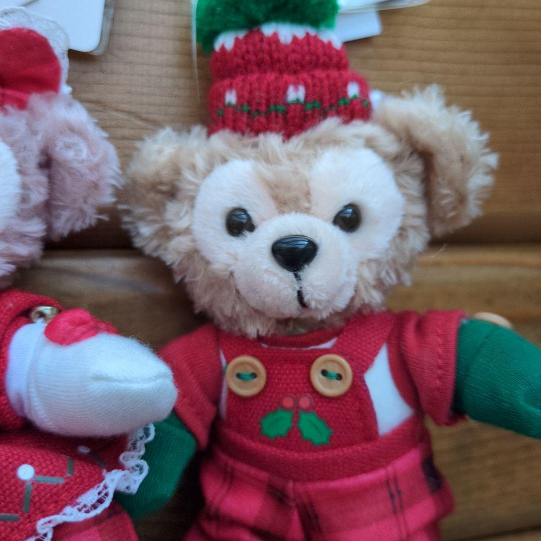 ダッフィー シェリーメイ ぬいぐるみバッジ クリスマス 2013