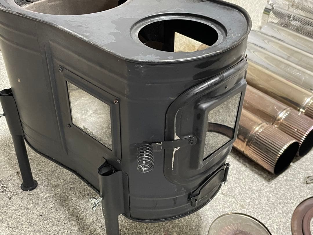 ホンマ製作所　薪ストーブ　APS-48DX 黒