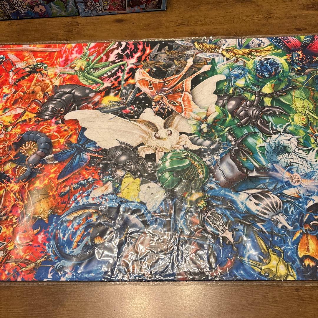 蟲神器　白銀蜘蛛の糸　カイコ　プレイマット　2種　その他おまけ