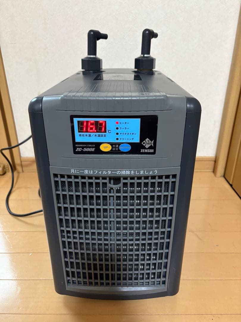 ゼンスイ　ZC-500E 中古 中古品】ゼンスイZC-500E-1 ゼンスイ ZC-500E 水槽用クーラー ユニオン