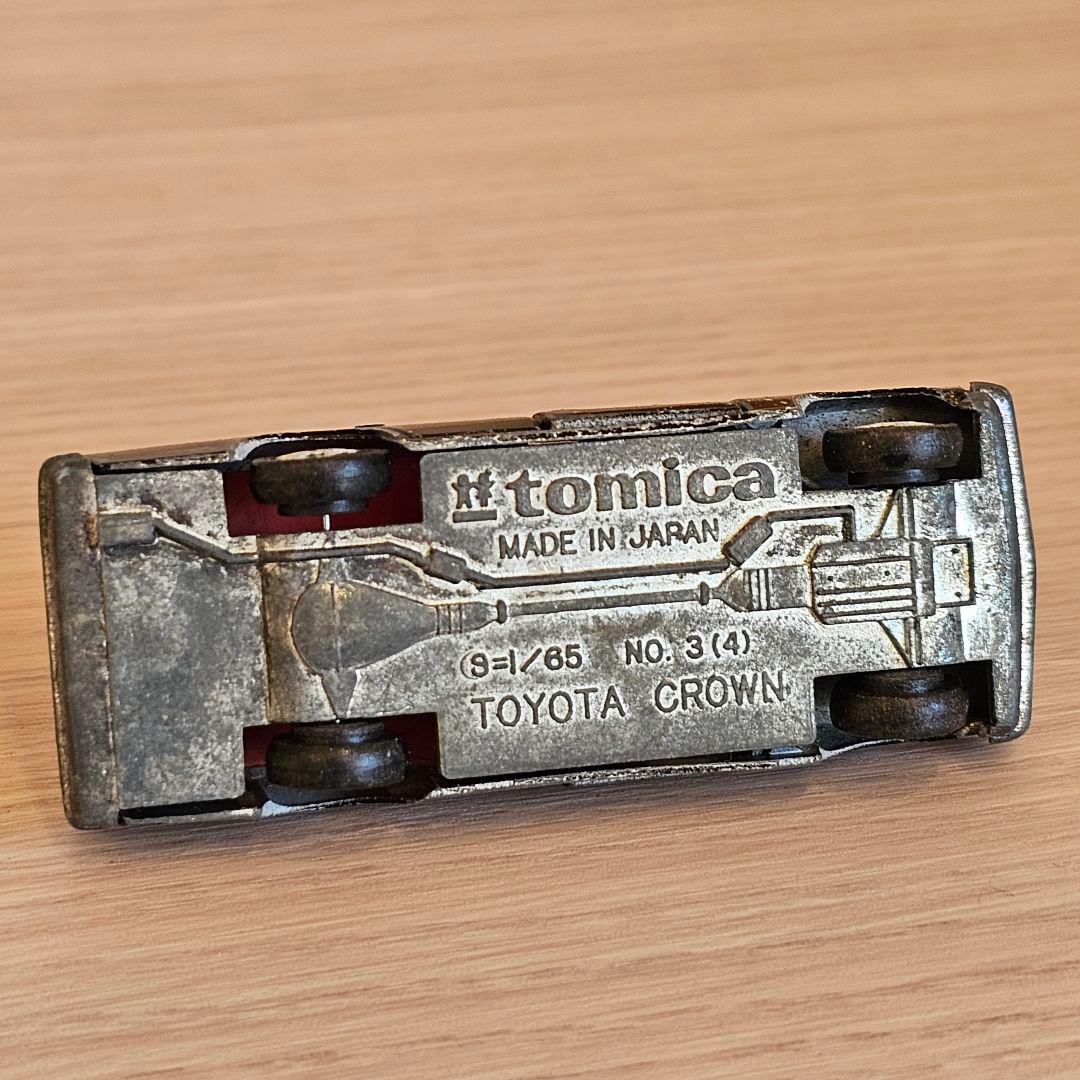 【トミカ】No.4 トヨタ クラウン パトロールカー 1Aホイール 日本製