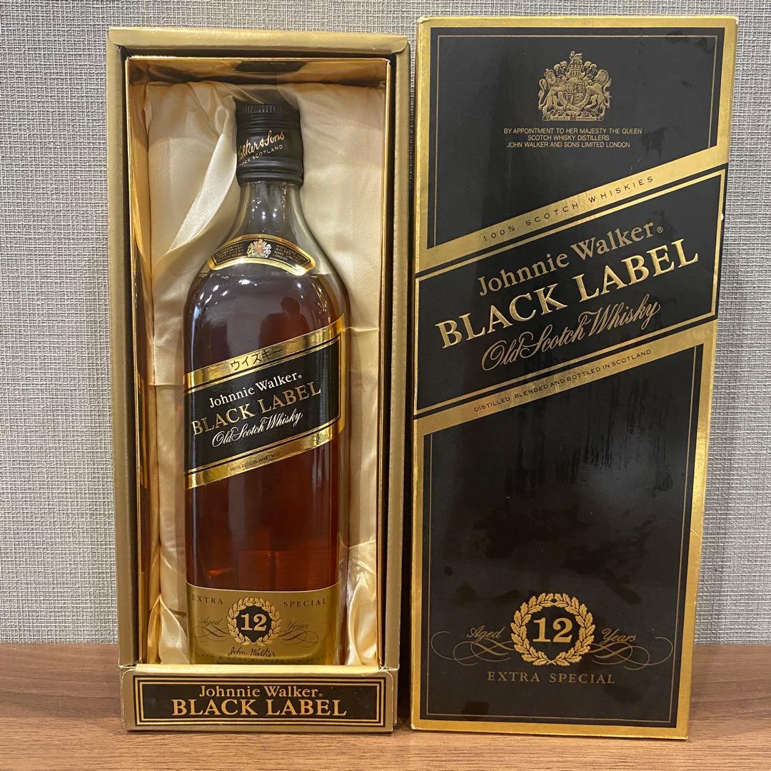 未開栓】Johnnie Walker BLACK LABEL ジョニ黒箱入り - メルカリ