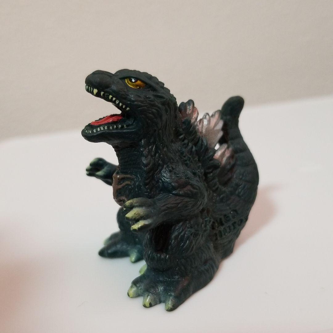 ゴジラ ソフビ フィギュア レトロ レア 昔 懐 GODZILLA 映画 金色