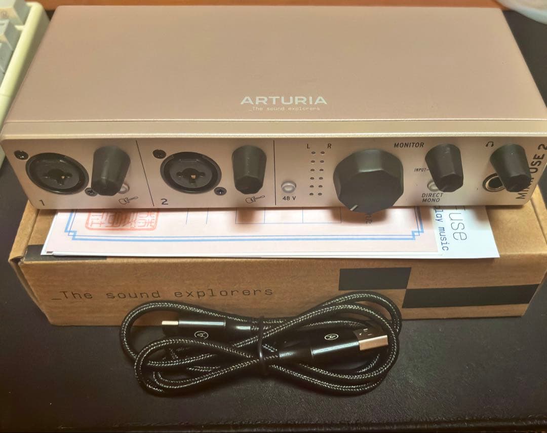 Arturia MiniFuse 2 オーディオインターフェイス ARTURIA MINIFUSE 2 (ホワイト) オーディオインターフェイス 2イン/2