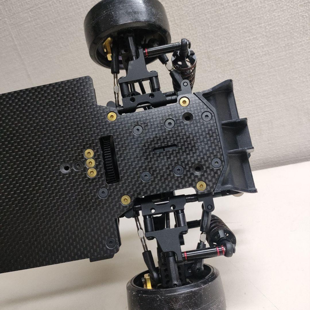 走行少】シバタ GRK5ドリフトシャーシ、オプション多数装備、部品多数付き