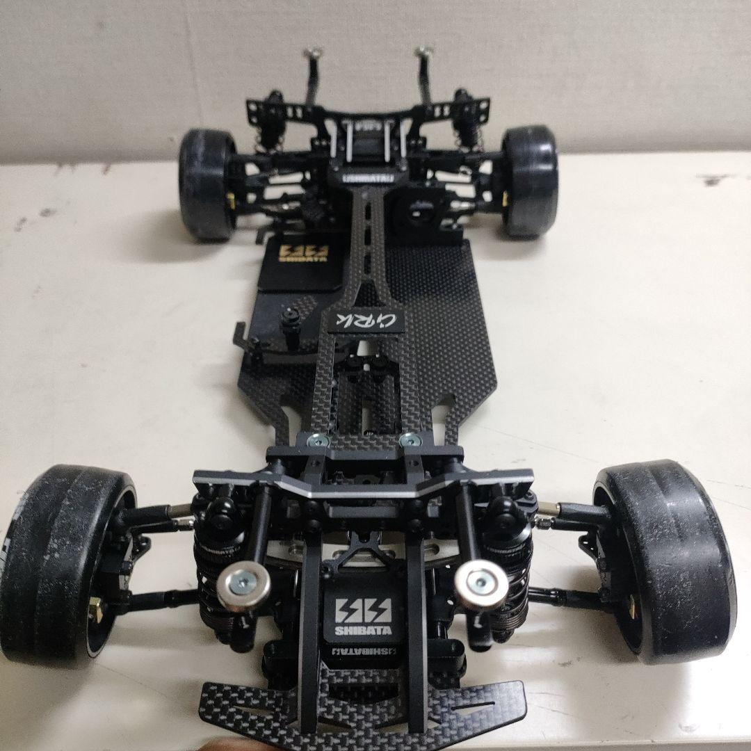 走行少】シバタ GRK5ドリフトシャーシ、オプション多数装備、部品多数付き