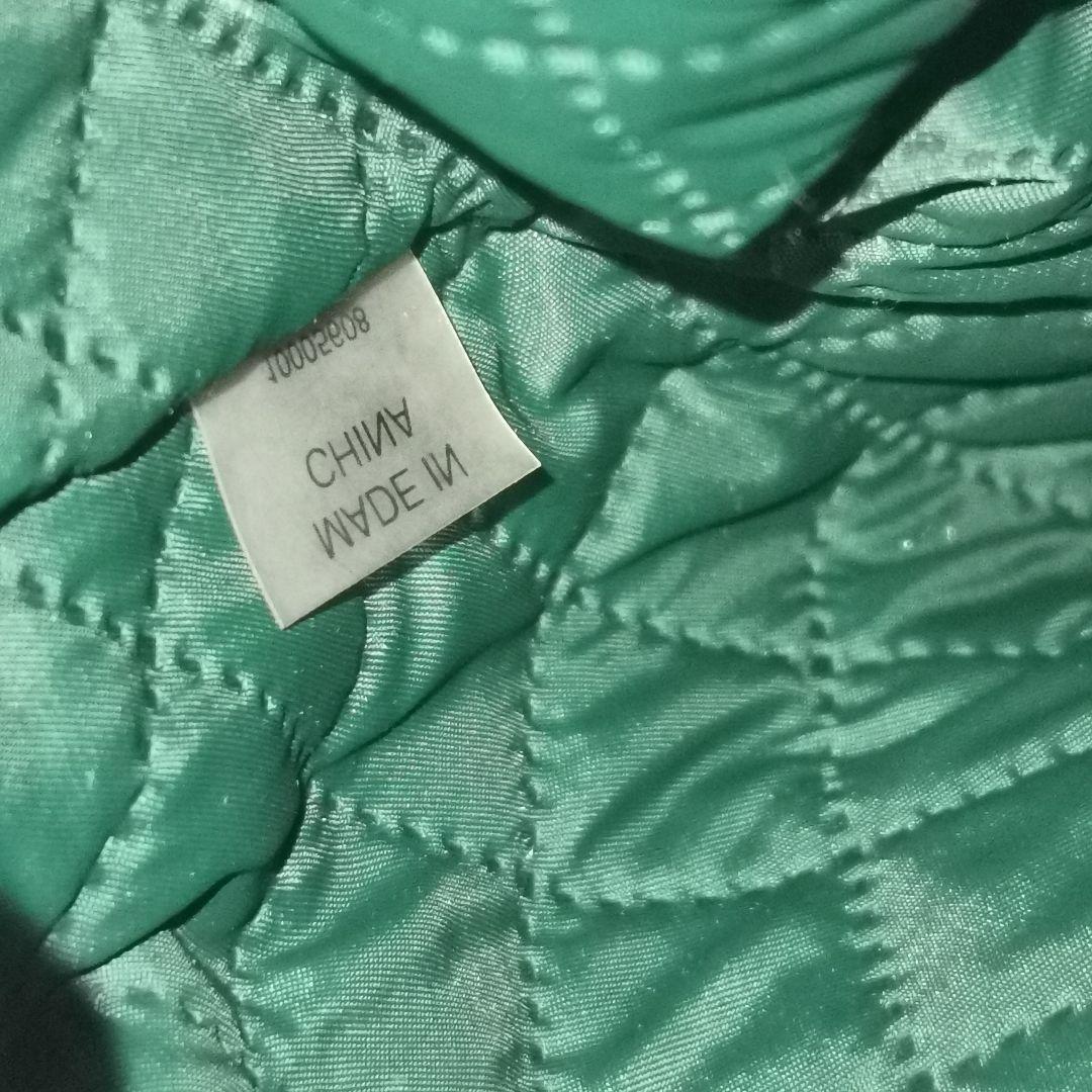 トリーバーチ　バケットバッグ　ブラック　グリーン　ペリー ナイロン