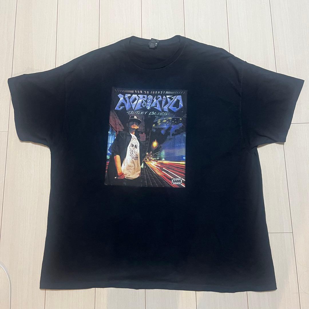 NORIKIYO OUTLET BLUES T-shirt BLACK 3XL