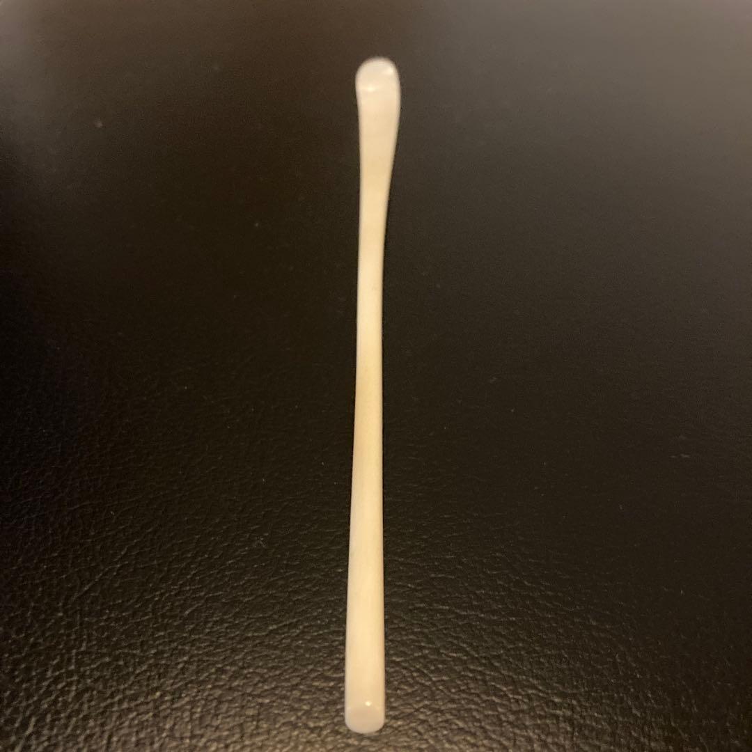 茶道具 茶杓 牙材 白 天然素材 工芸品 アンティーク