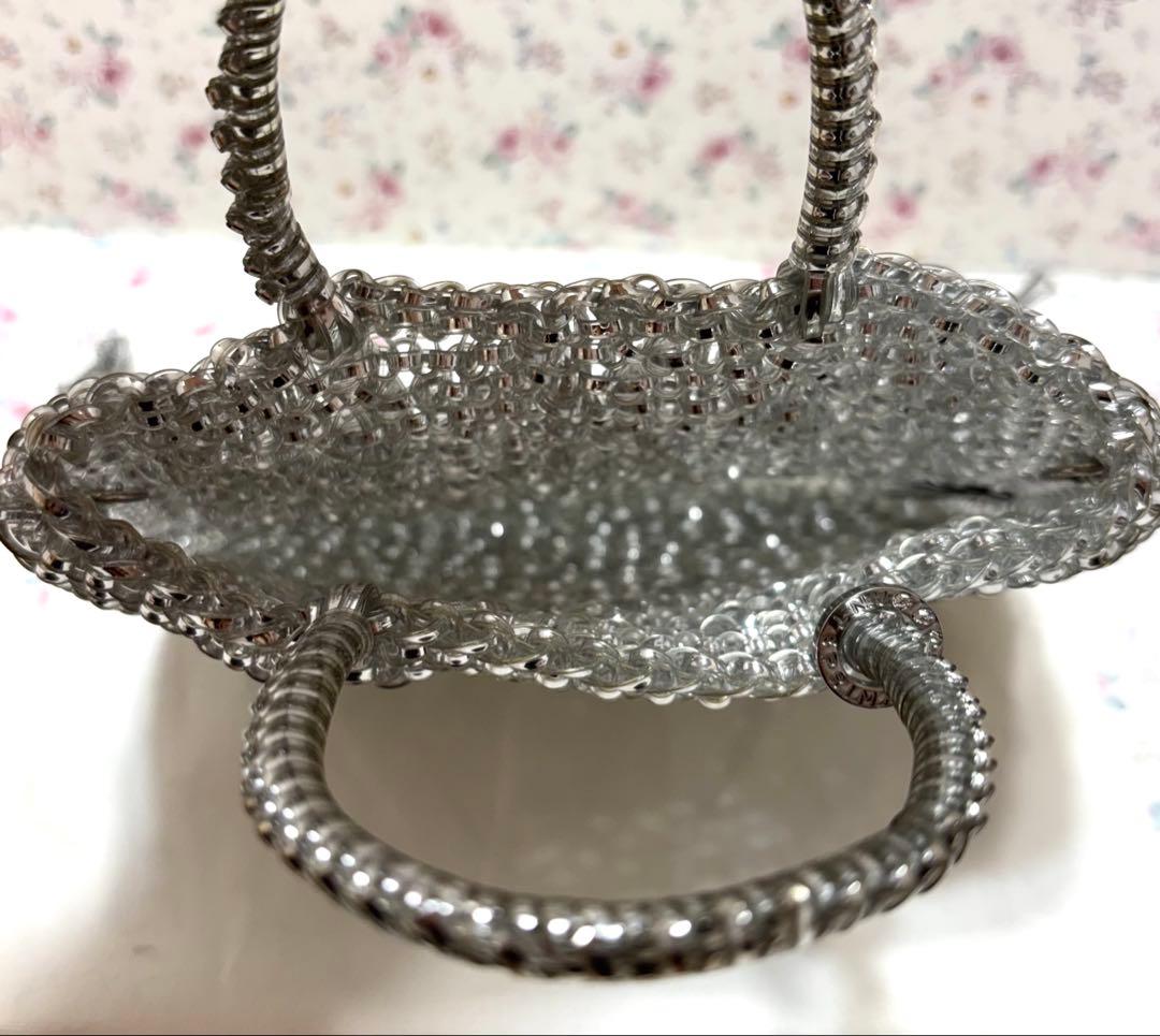 ☆アンテプリマ☆スタンダード ミニアトゥーラ シルバー ワイヤーバッグ