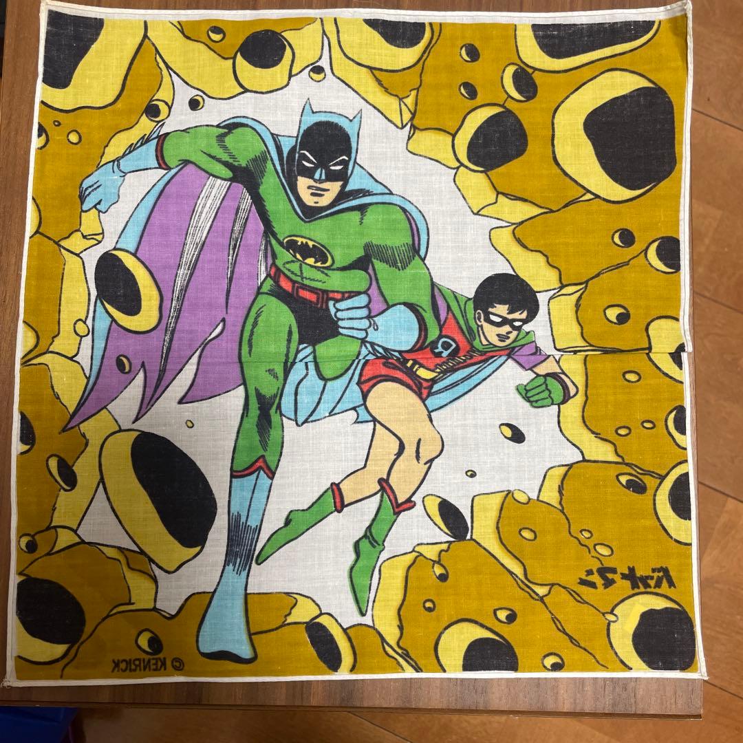 昭和レトロ ハンカチ バットマン 壁破り