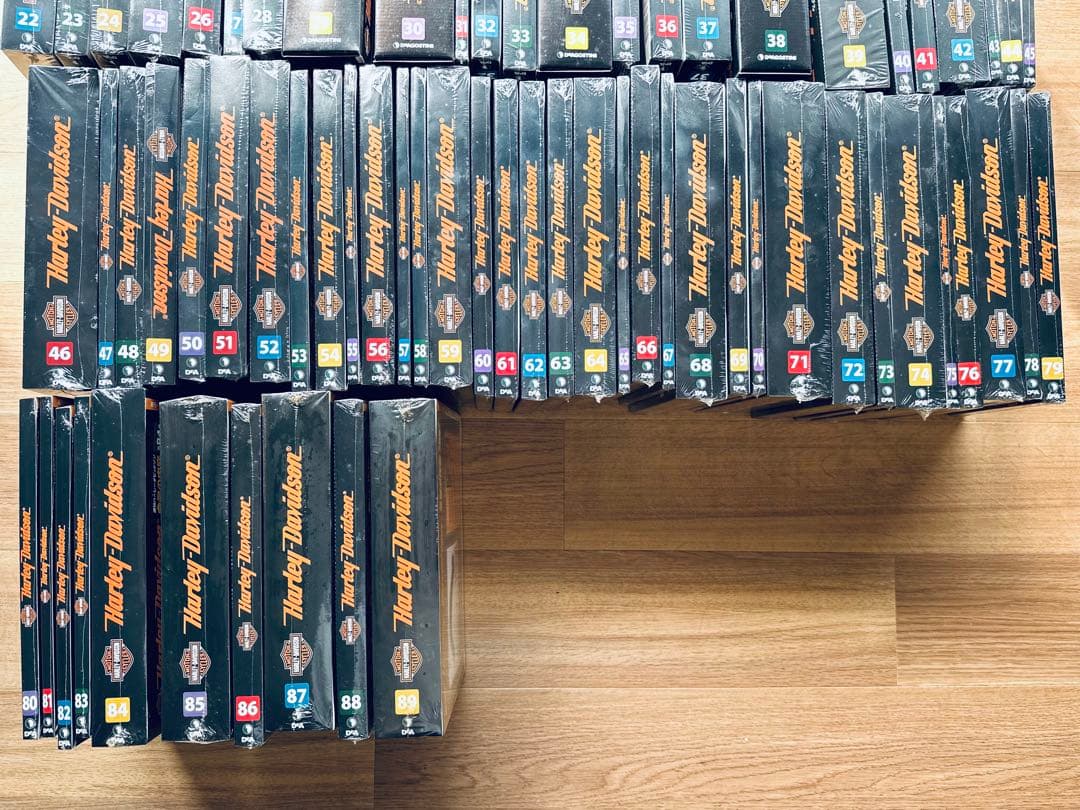 デアゴスティーニ ハーレーダビッドソン ファットボーイ 1/4 全未開封セット