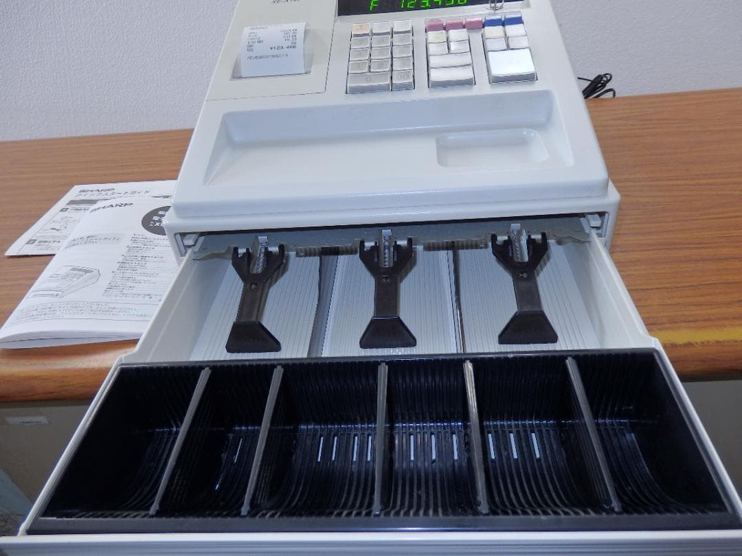 7110 設定無料 SHARP XE-A147-W 電子レジスター 2022年製 - メルカリ