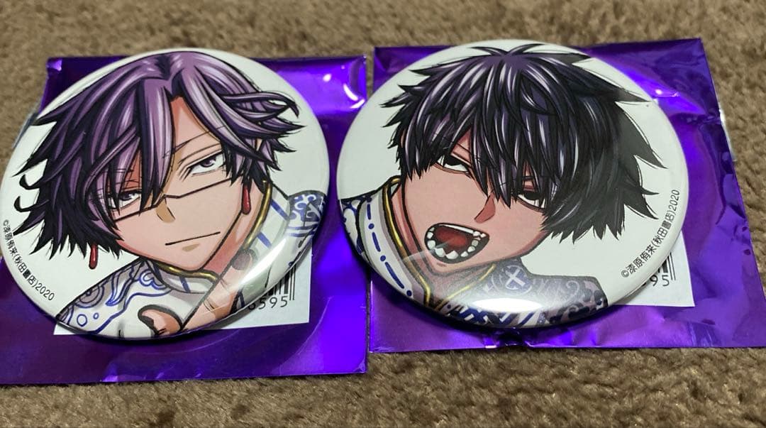 桃源暗鬼 コミケ C107 缶バッジ 桃華月詠 桃角桜介 - メルカリ