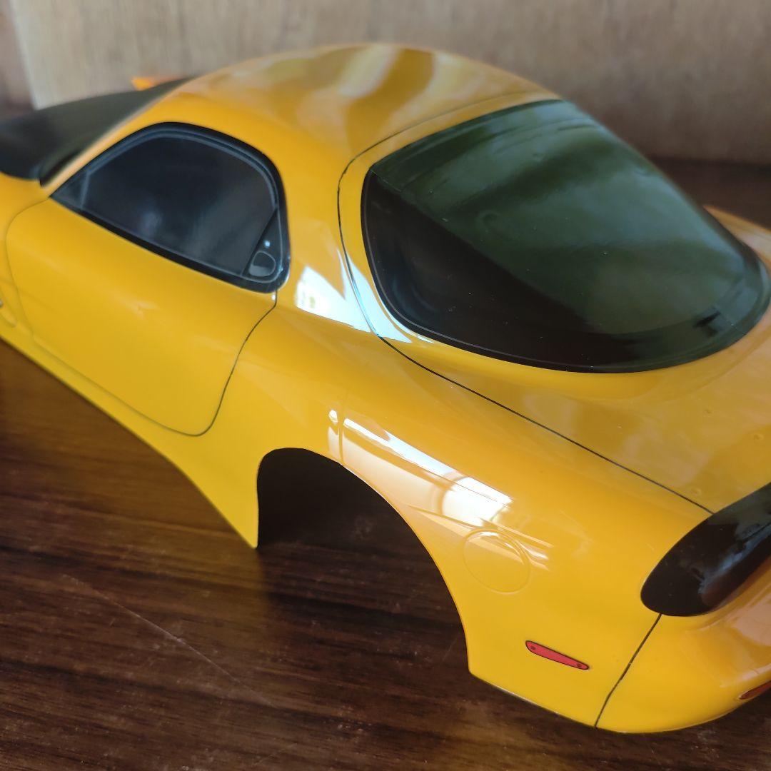 タミヤ　RX-7 ボディ　キャメルイエロー