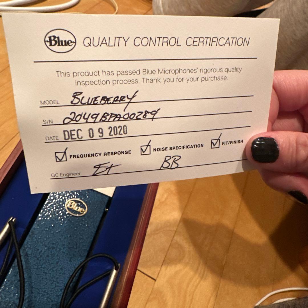 BLUE Blueberry コンデンサーマイク