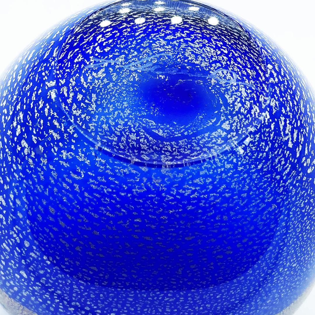 現代の名工 黒木国昭 金彩・銀彩象嵌 光琳 花瓶 スカイブルー 一輪挿し