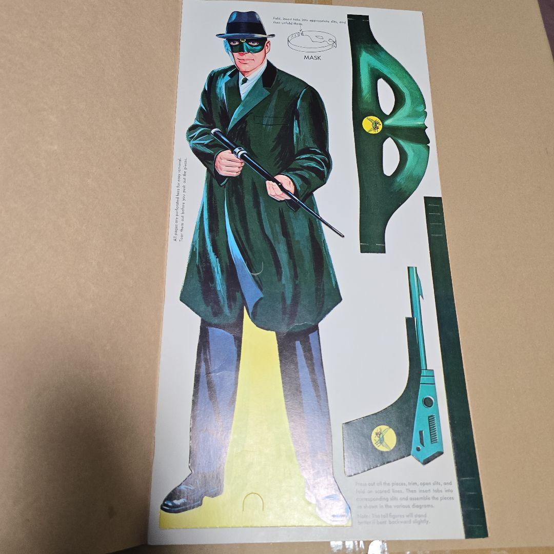 グリーンホーネット トランプ 1966年製と切り取り本の当時物です大特価物です