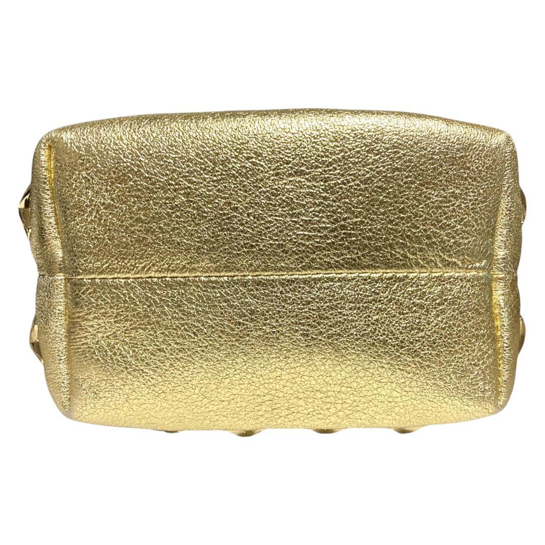 正規品 美品 ジミーチュウ バッグ ゴールド マイクロ ボンボン パーティー