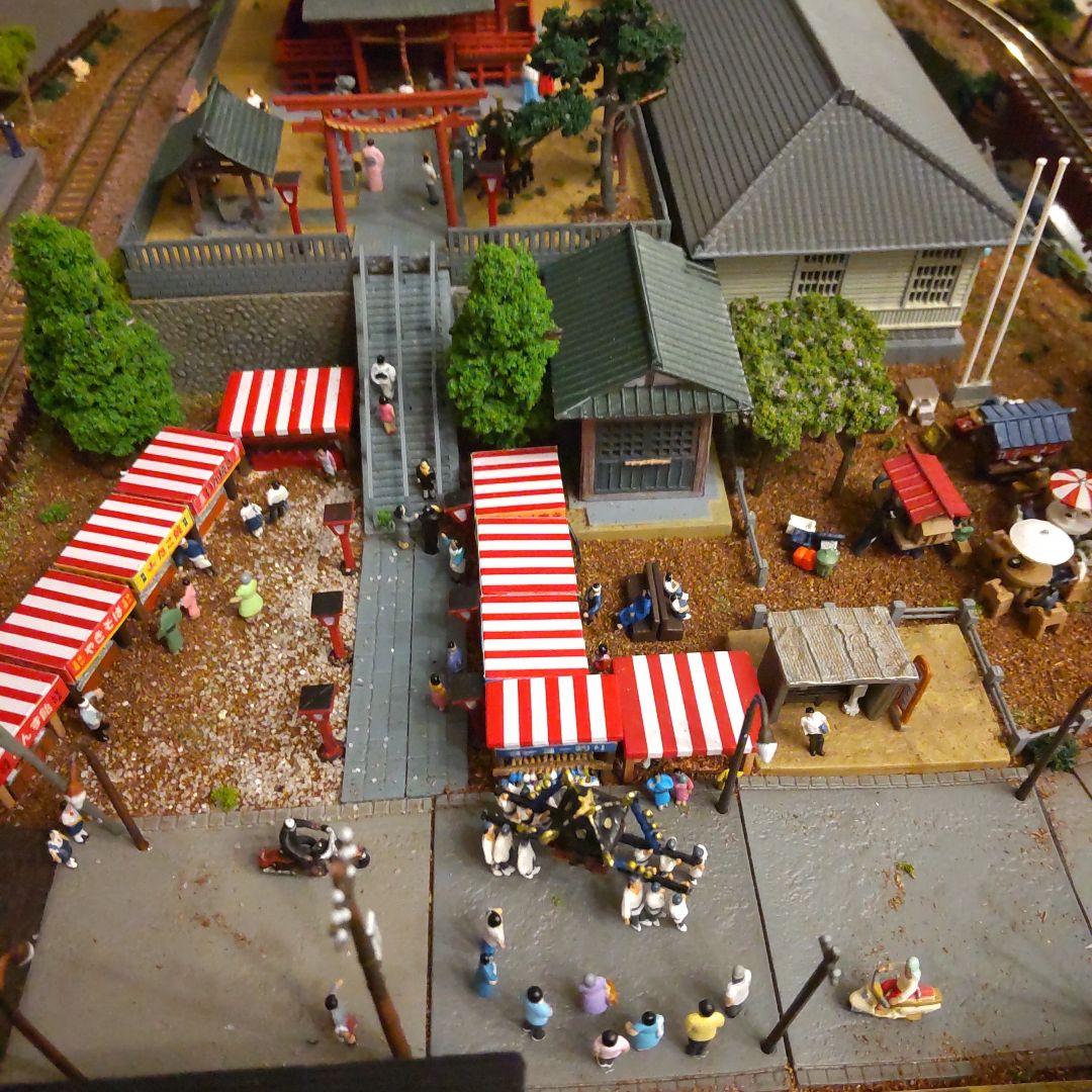 鉄道模型少年時代レイアウト・ジオラマ完成品 ケース・パワーパック付