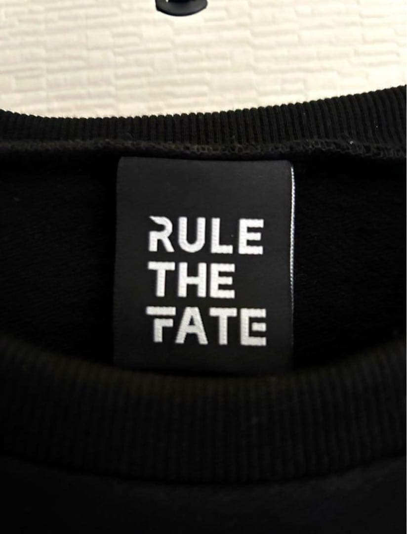 新品】ルールザフェイト RULE THE FATE トレーナー スウェット 黒