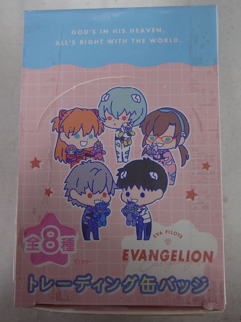 ③ 新世紀エヴァンゲリオン トレーディング 缶バッジ　15箱　計240個