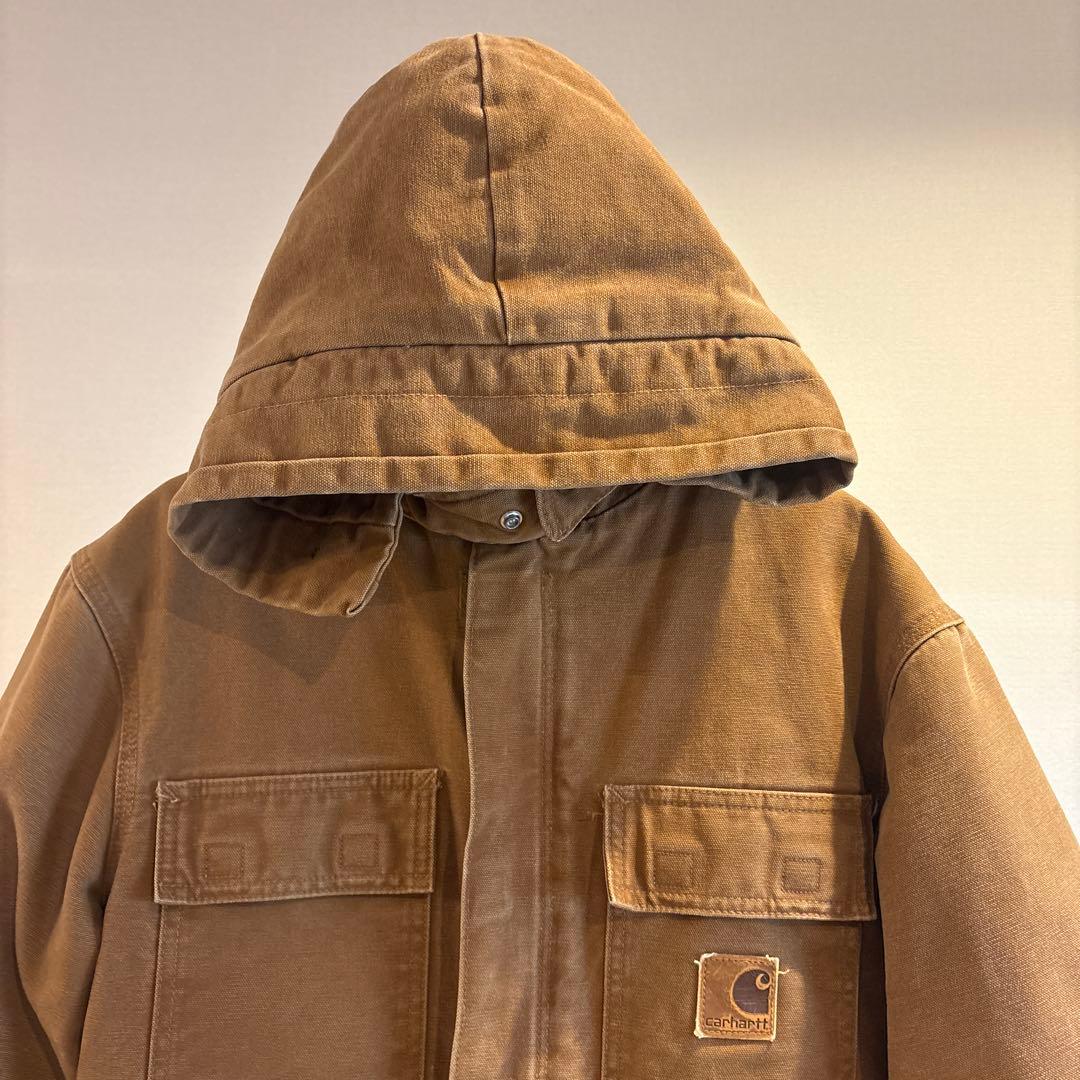 希少 Carhartt トラディショナルコートフード付きジャケット L相当