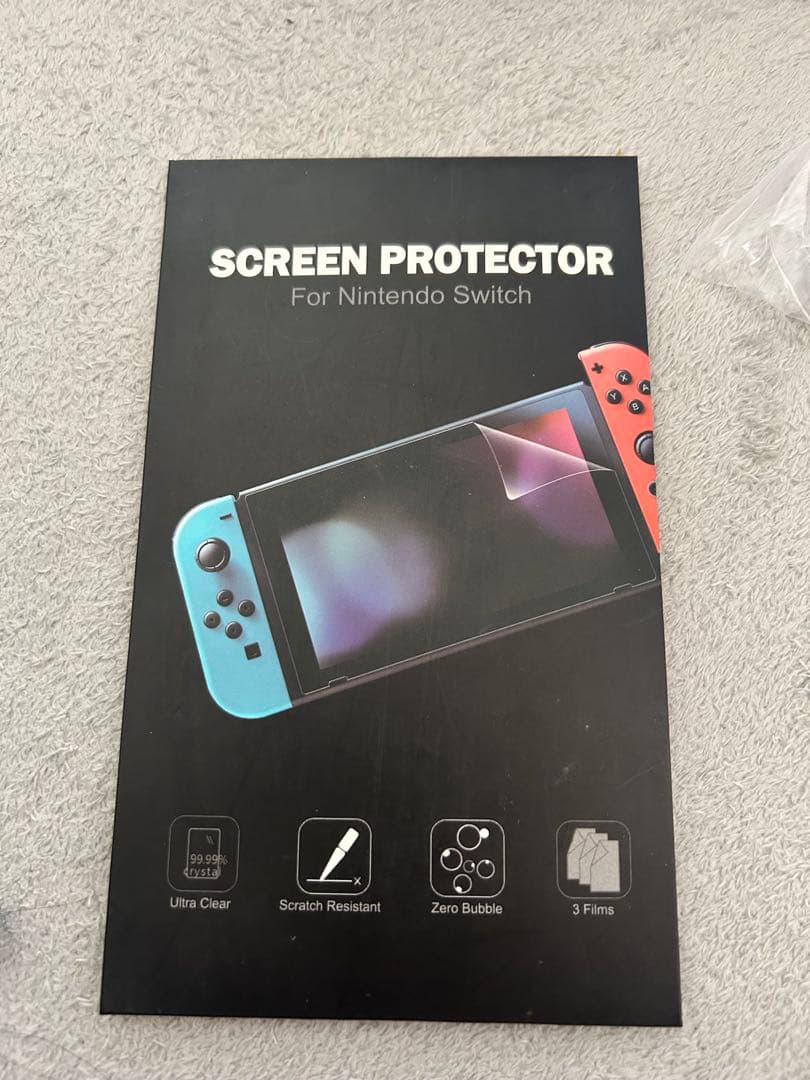 Nintendo Switchブラック SDカード　ケース　保護フィルム一枚付き