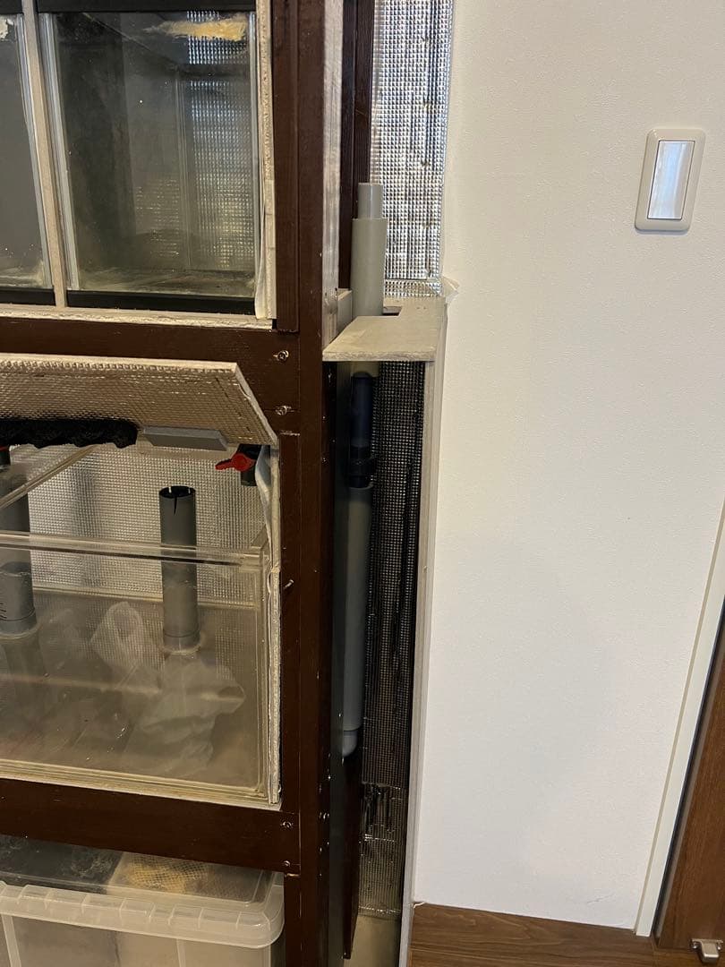 引取り限定】オーバーフロー水槽 3段 （90cm×40cm×164cm）セット