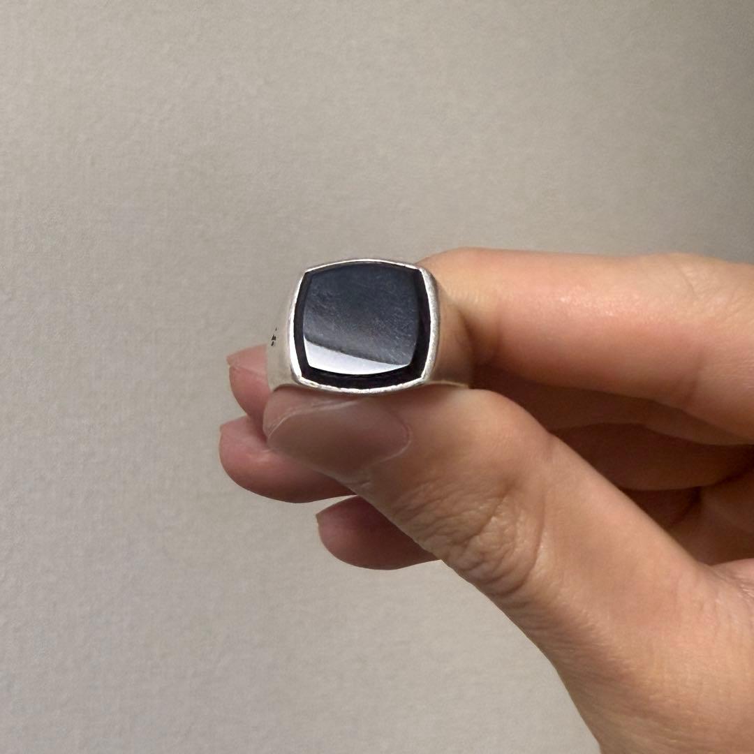 tomwood Cushion リング onxy 58(18号相当)