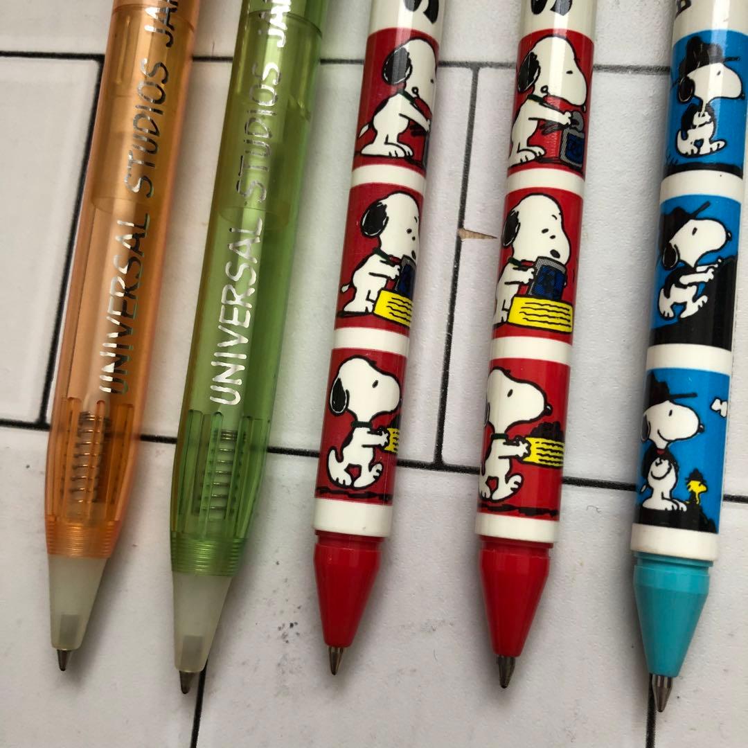 スヌーピー ボールペン シャープペンシル ジャンク品 USJ チャーリー