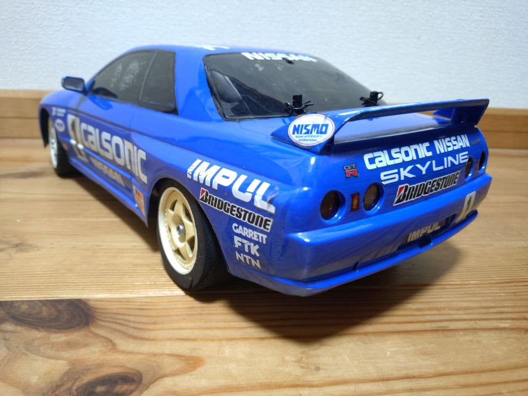 タミヤ　カルソニック　R32 スカイライン　ボディ　TA01　シャーシ　セット