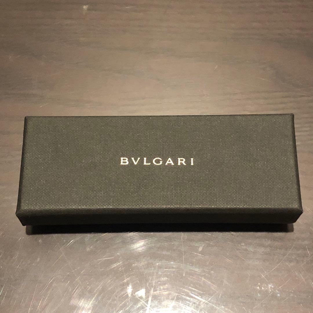 BVLGARI ストラップ レザー ライトブルー 新品 タグ