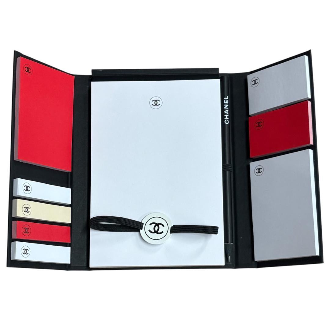 未使用】CHANEL シャネル メモ帳 付箋セット 鉛筆 ノベルティ 文房具