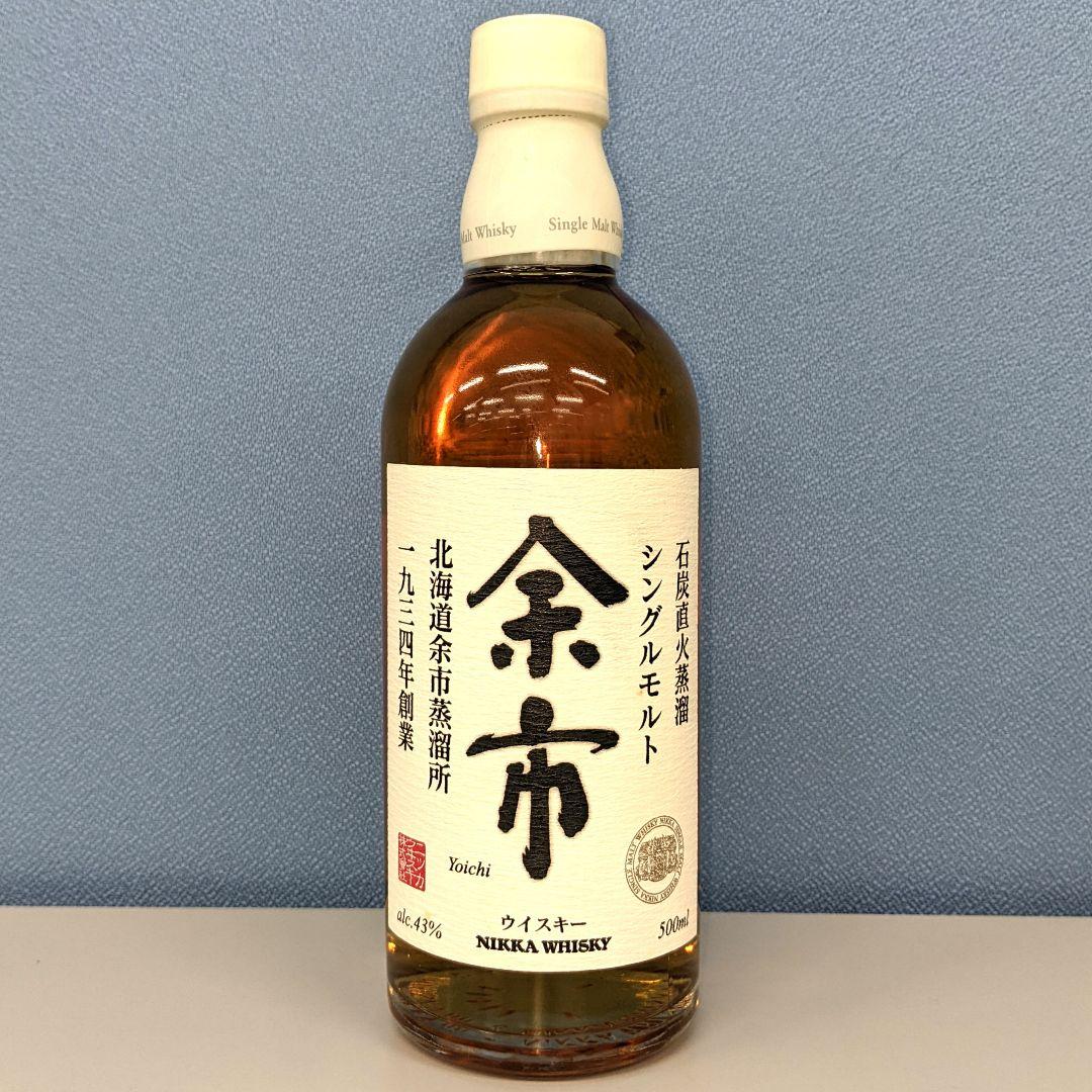 レア】縦書き 余市 シングルモルト 500ml 43% 箱なし ニッカ シングル