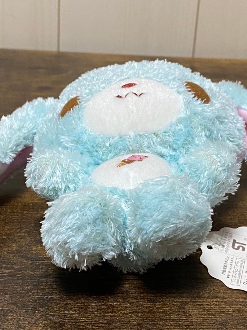 シュガーバニーズ　ぬいぐるみ　ミントうさ　ミントシシュウ　刺繍　サンリオ