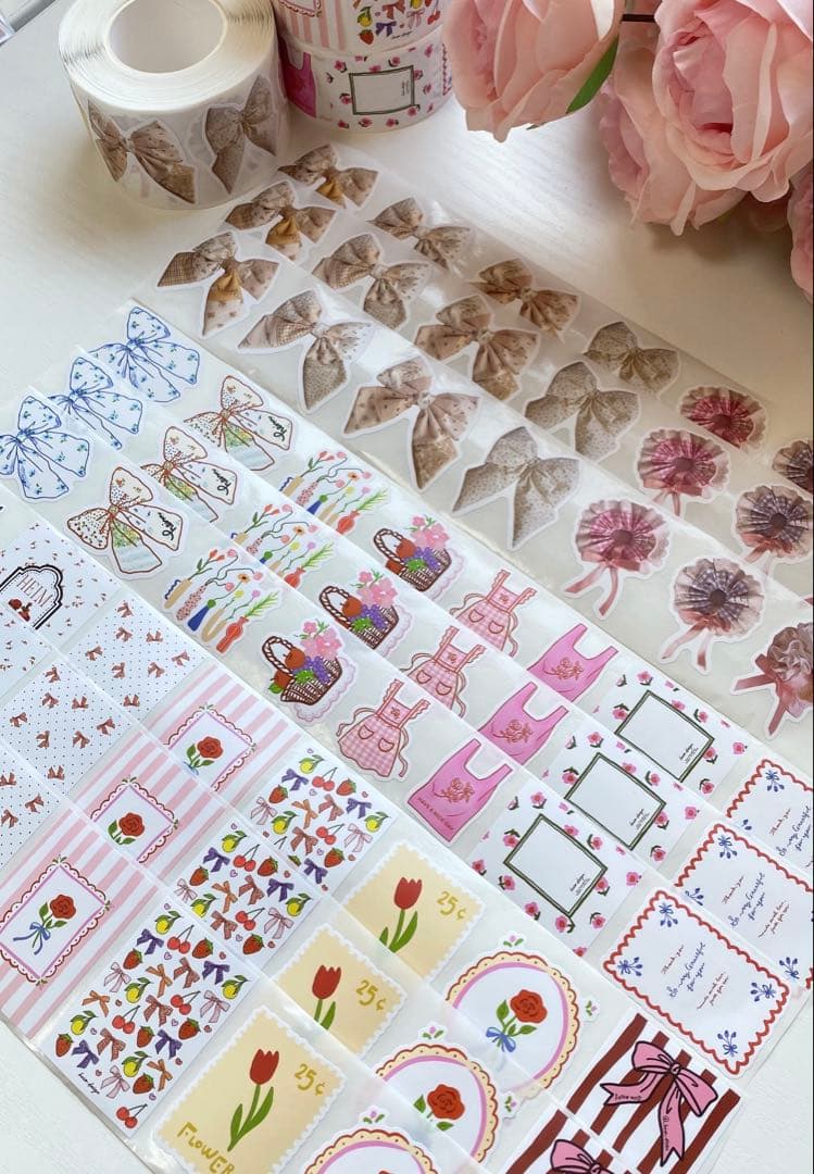 heim_design× ARomanticさま♡コラボロールシール♡3種類♡ - メルカリ