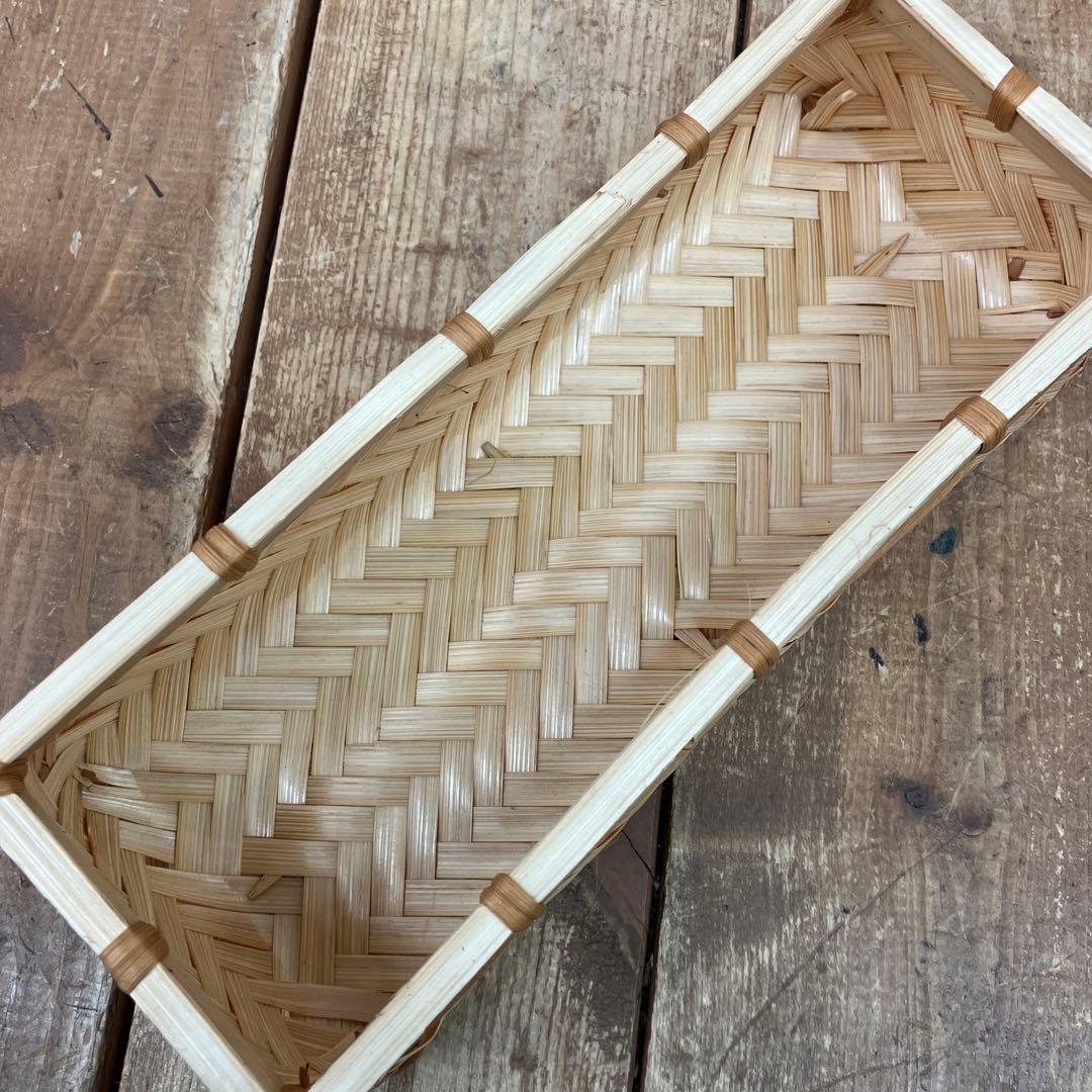 昭和レトロ 竹製 竹細工 竹籠 おにぎりケース お弁当箱 ランチケース