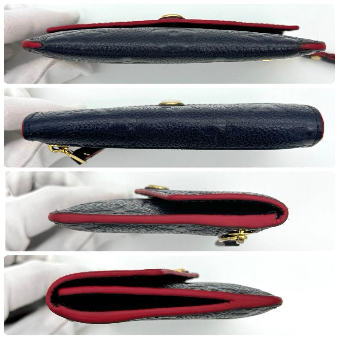 ルイヴィトン ポシェット クレ モノグラム アンプラント マリーヌルージュ