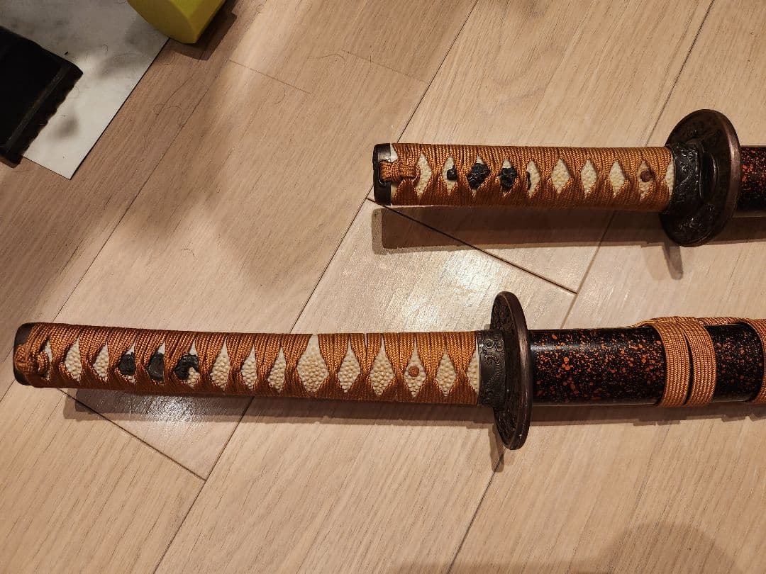 模造刀　 大小2本セット　茶拵え　脇差